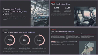 A Discrete Event Simulation of Teleoperated Driving in Road Freight Transport: The Fleet Sizing Problem featured image